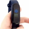 N39 Zegarek opaska SmartBand M8 wygodny sylikonowy pasek granatowy